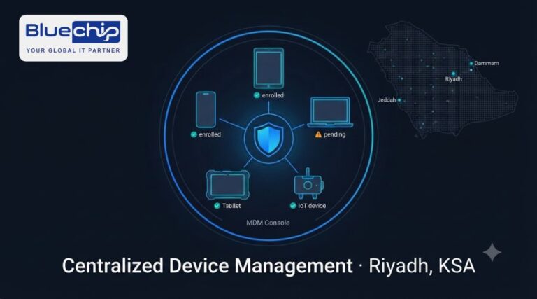 nterprise Mobile Device Management solutions in Saudi Arabia — centralized device control dashboard