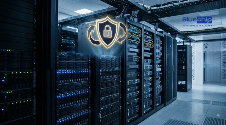 Data Backup recovery solutions in enterprise server room image